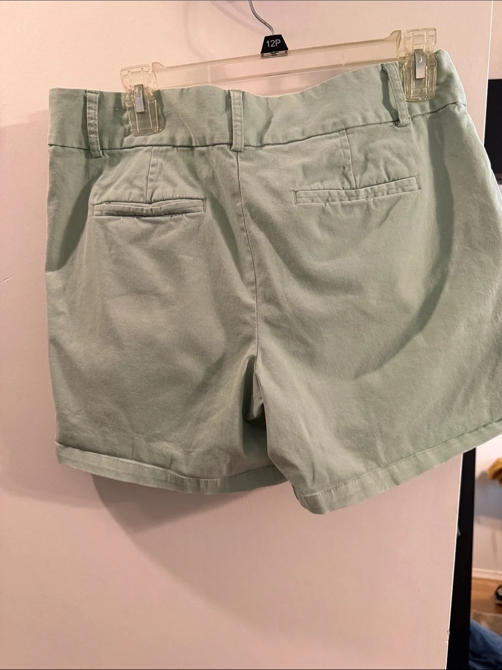 LOFT Light Mint Green Chino Shorts